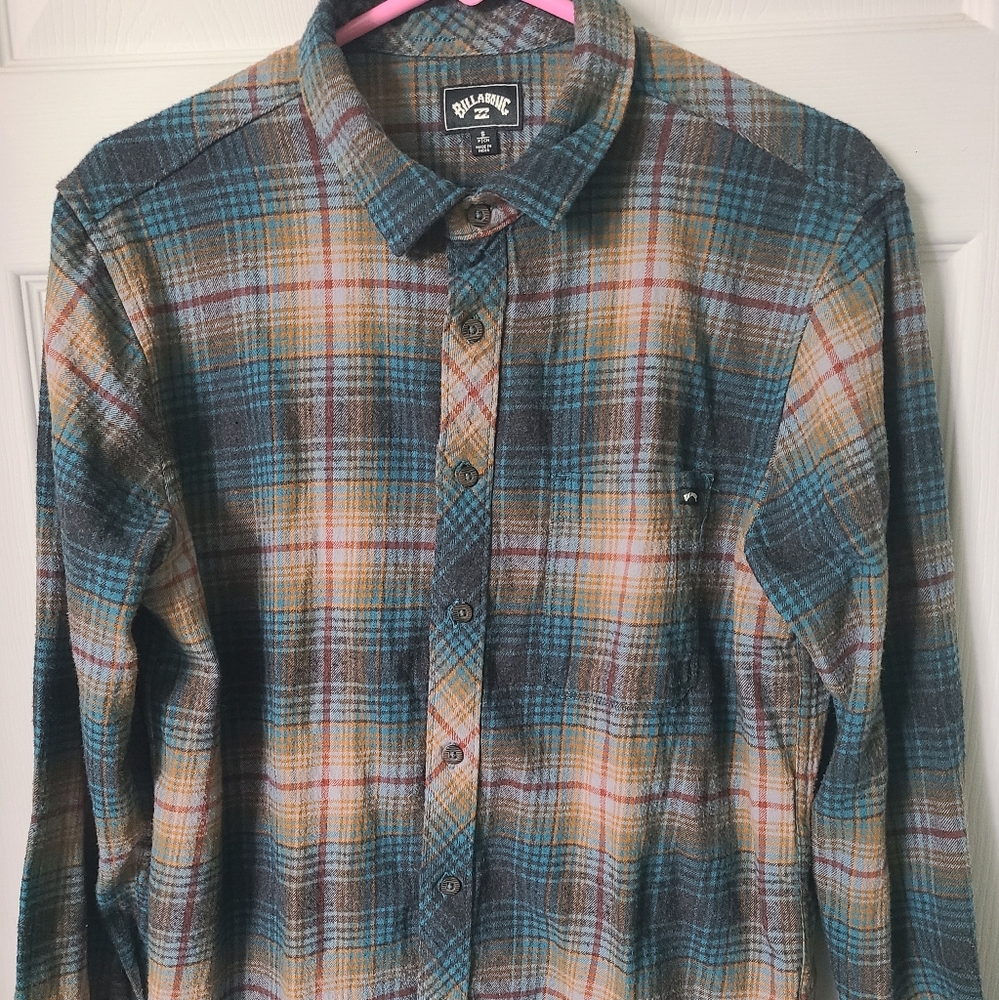 Billabonic button-up collared flannel